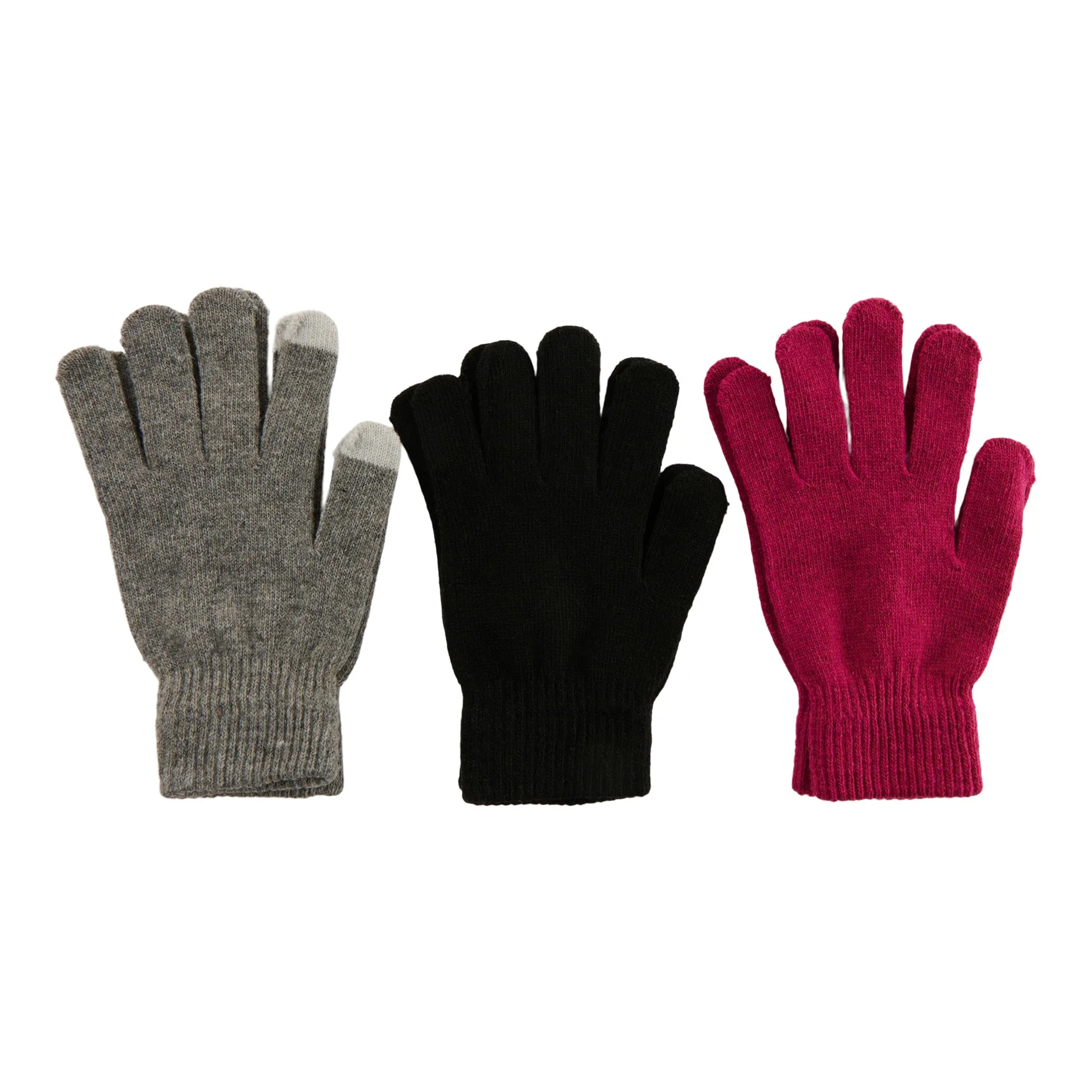 Women's Mini Winter Gloves, 3-Pack sold by Giant Tiger