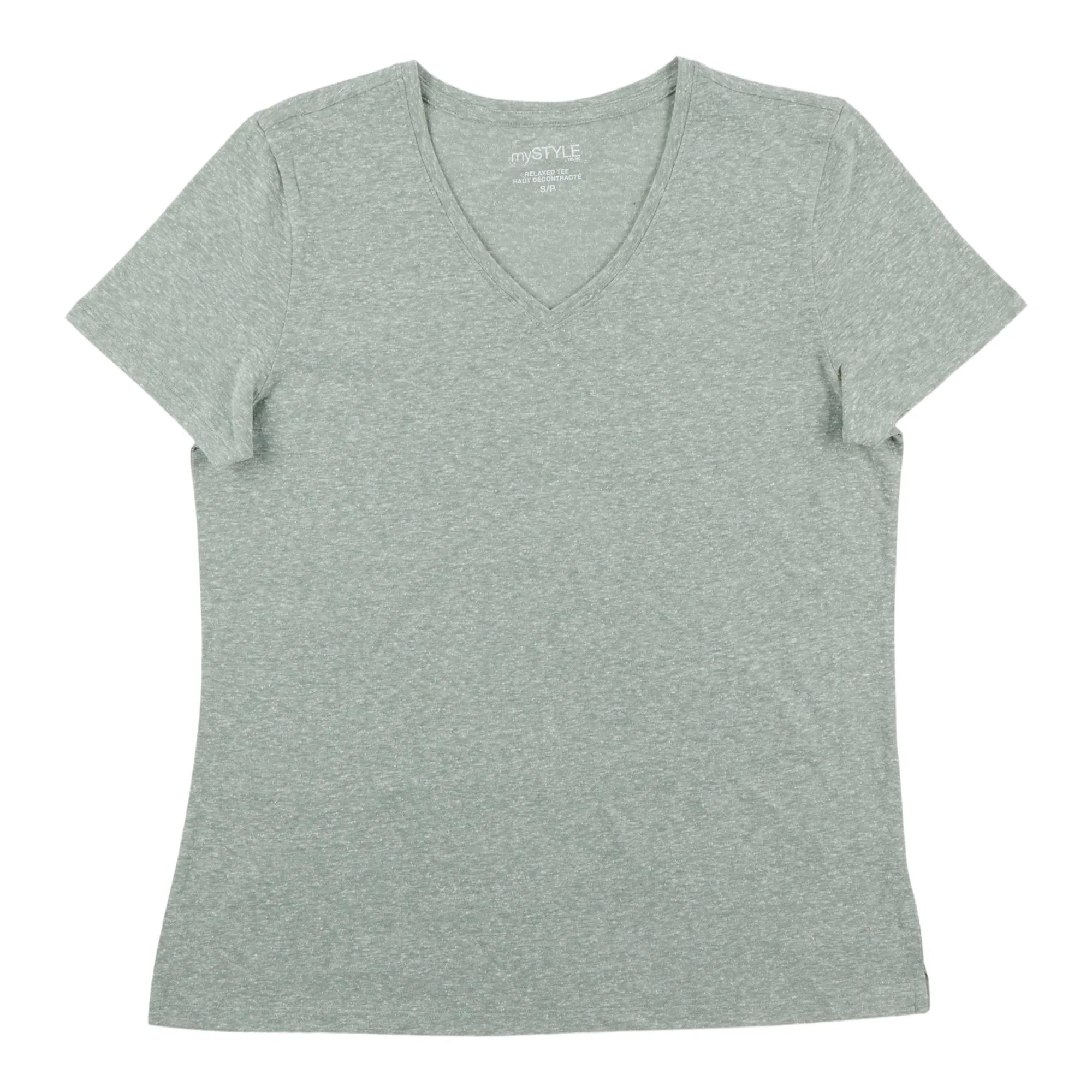 mySTYLE Women's Seasonal Relaxed V-Neck Nubby T-Shirt sold by Giant Tiger product image thumbnail 4