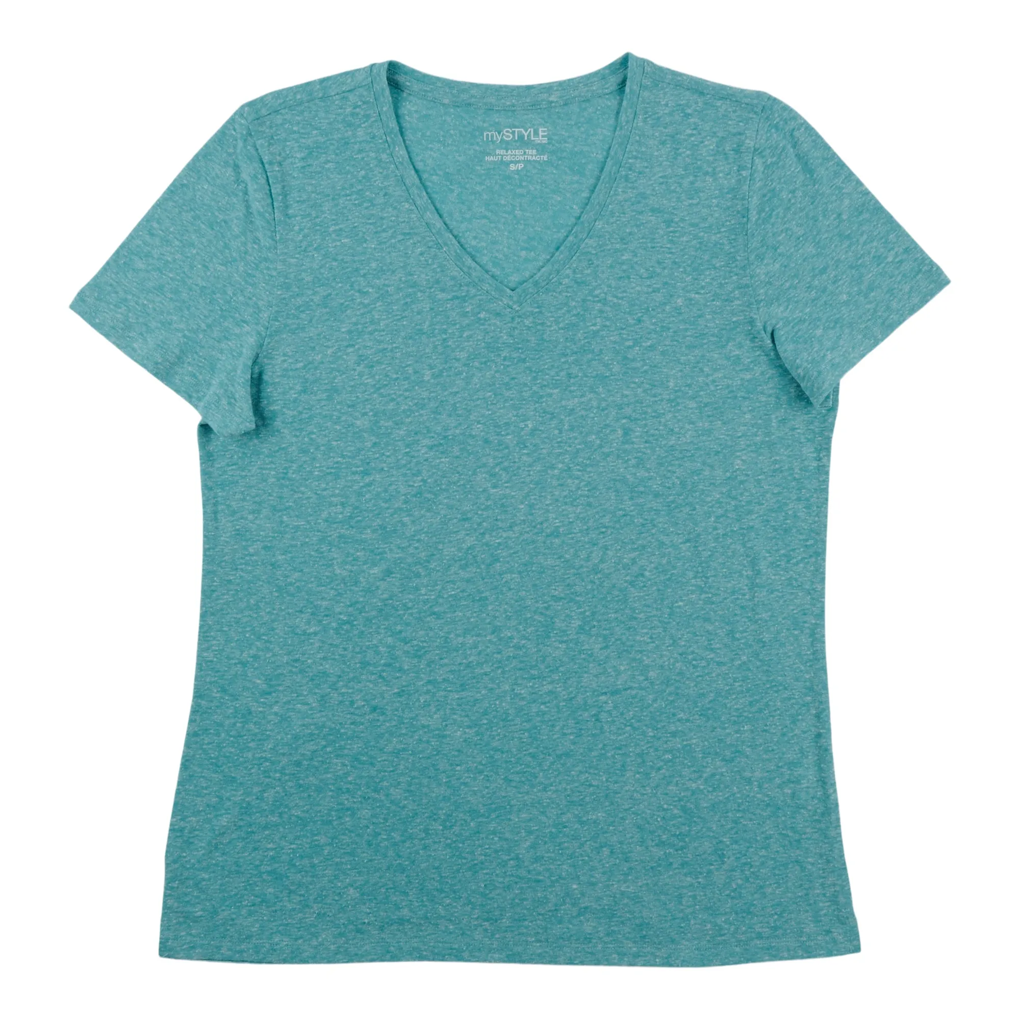 mySTYLE Women's Seasonal Relaxed V-Neck Nubby T-Shirt sold by Giant Tiger product image thumbnail 3