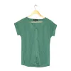 lily morgan Women's Tropical Button Tie Front Top sold by Giant Tiger