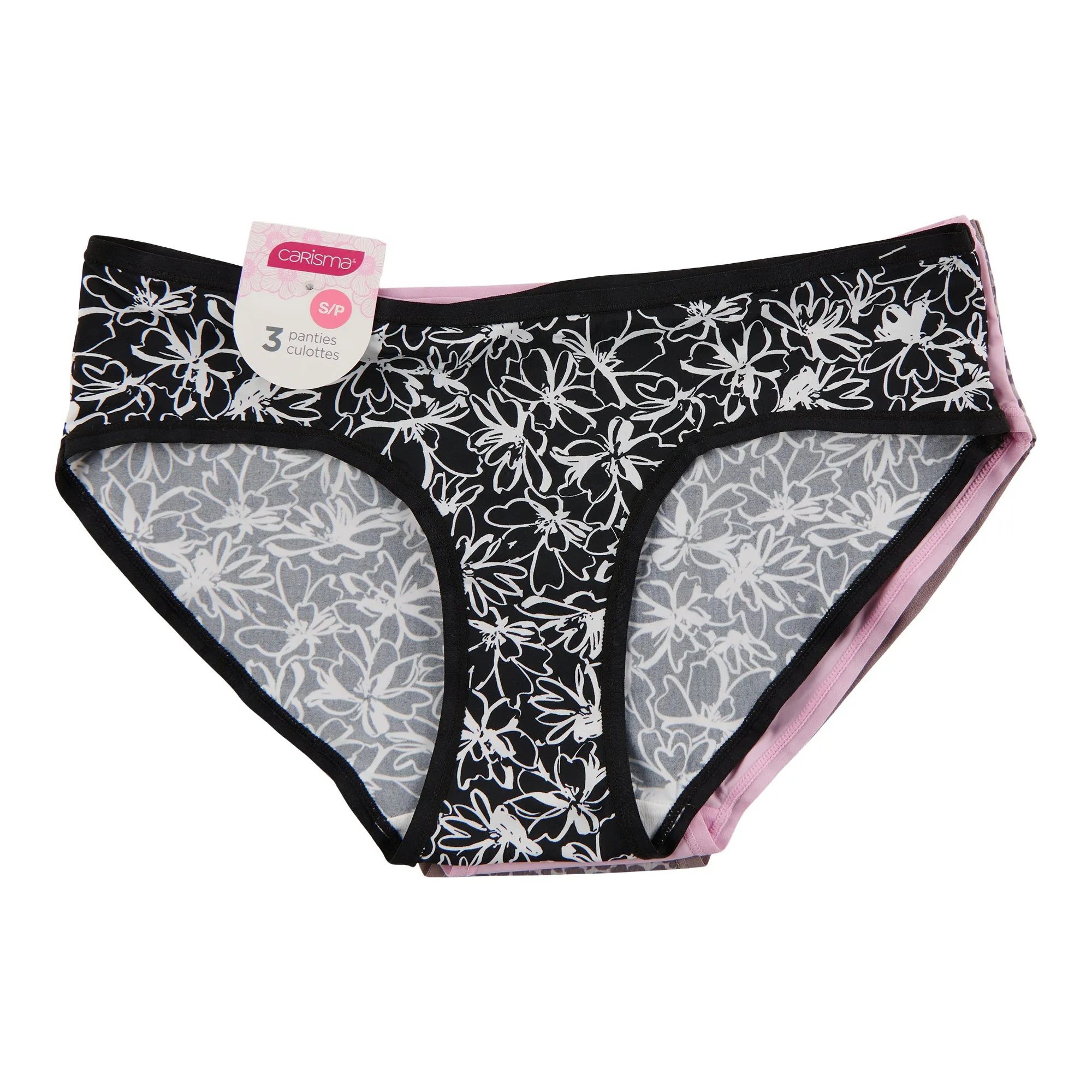 Carisma Women's Micro Hipster, 3-Pack sold by Giant Tiger