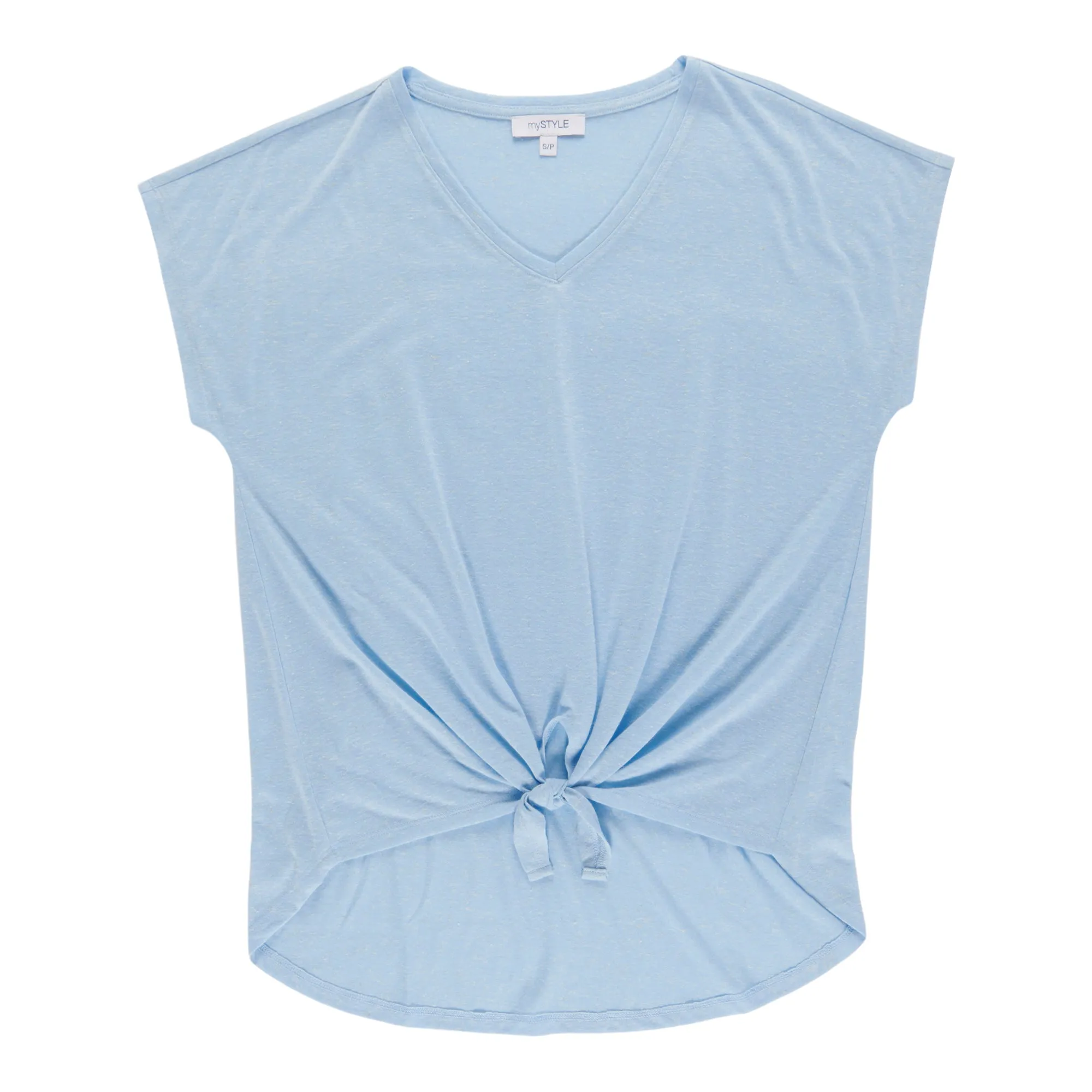 mySTYLE Women's Knot Front Linen Top sold by Giant Tiger product image thumbnail 2