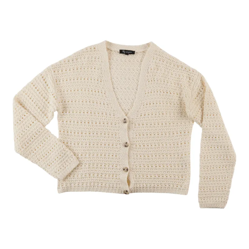 lily morgan Women's Open Knit Cardigan sold by Giant Tiger