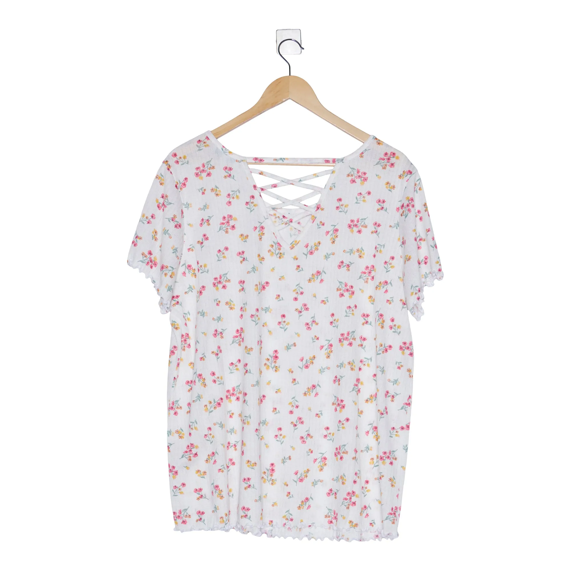mySTYLE Women's Plus Cool Comfort T-Shirt with Back Criss Cross Detail sold by Giant Tiger product image thumbnail 3