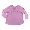 lily morgan Women's Plus V-Neck Spring Flair Blouse sold by Giant Tiger