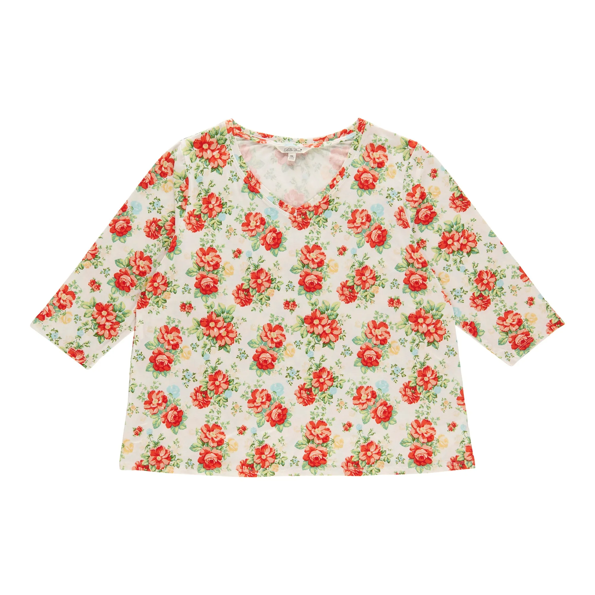 Women's Plus V-Neck Elbow Sleeve Top sold by Giant Tiger product image thumbnail 5