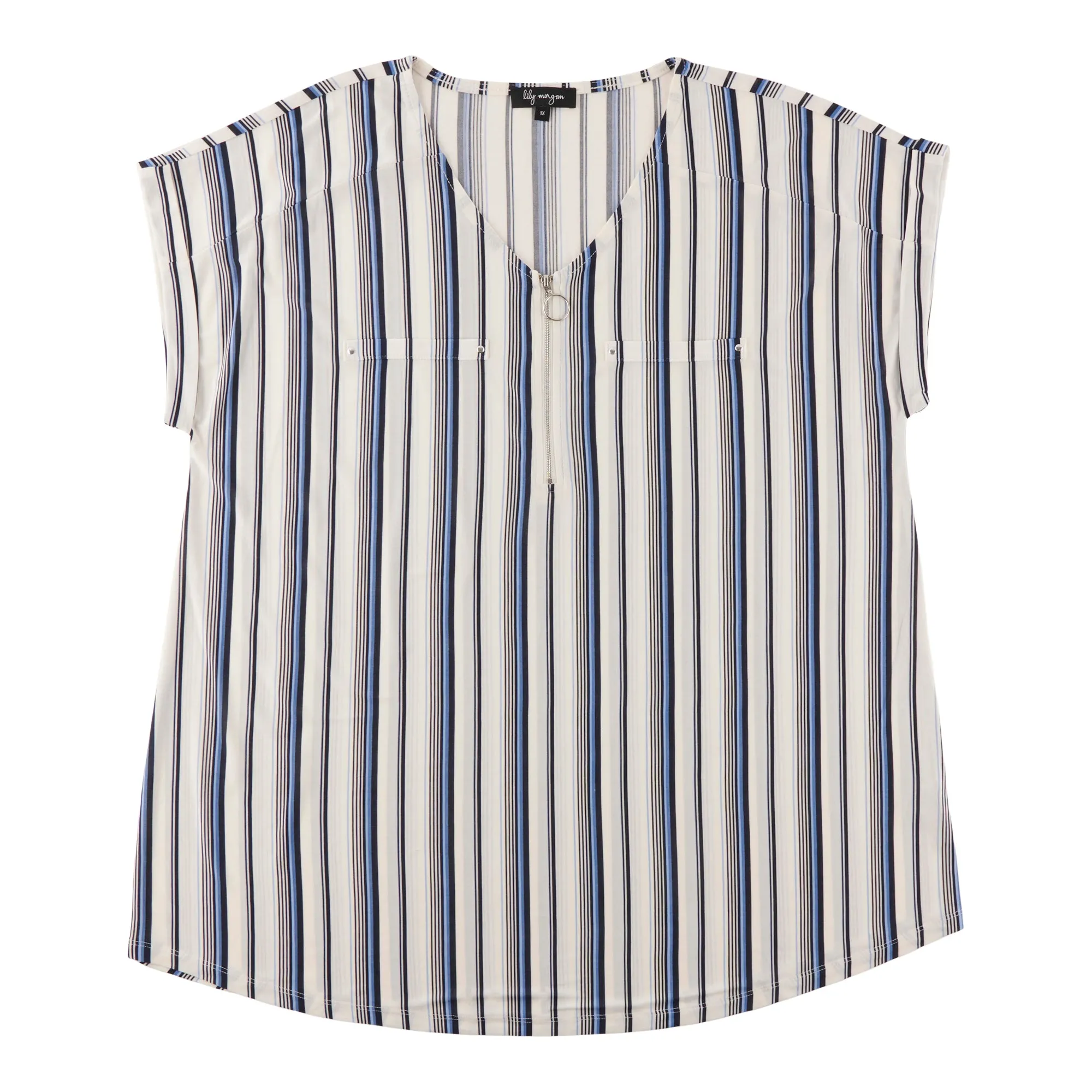 lily morgan Women's Plus V-Neck Blouse sold by Giant Tiger product image thumbnail 4