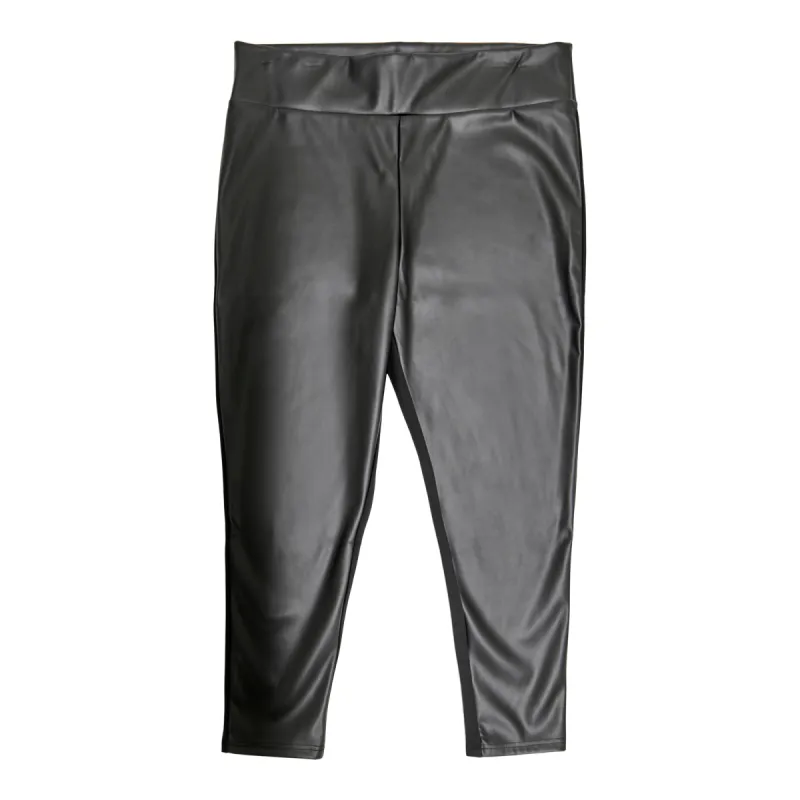 lily morgan Women's Plus Autumn Flair Front Pleather Pants sold by Giant Tiger