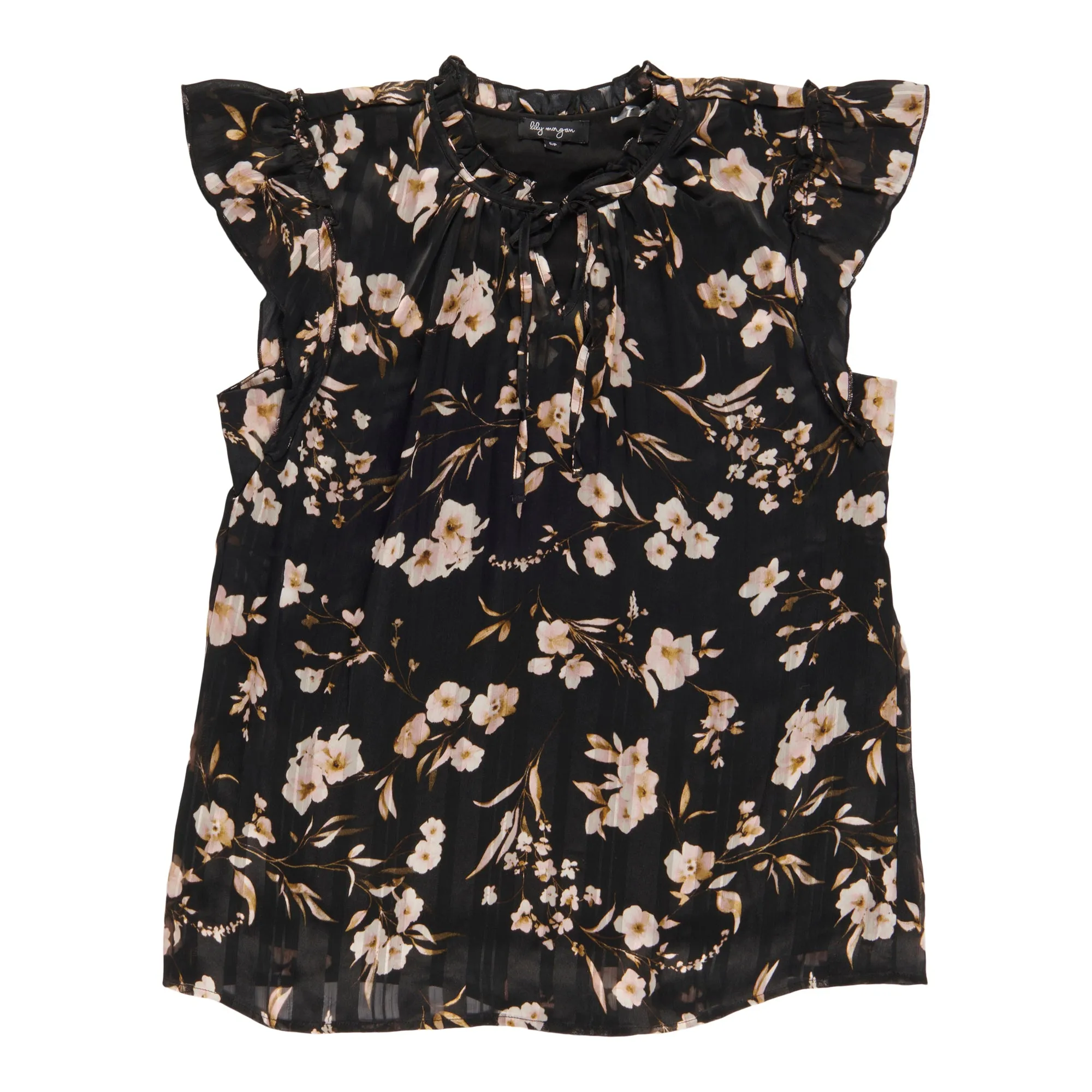 lily morgan Women's Flutter Sleeve Blouse sold by Giant Tiger