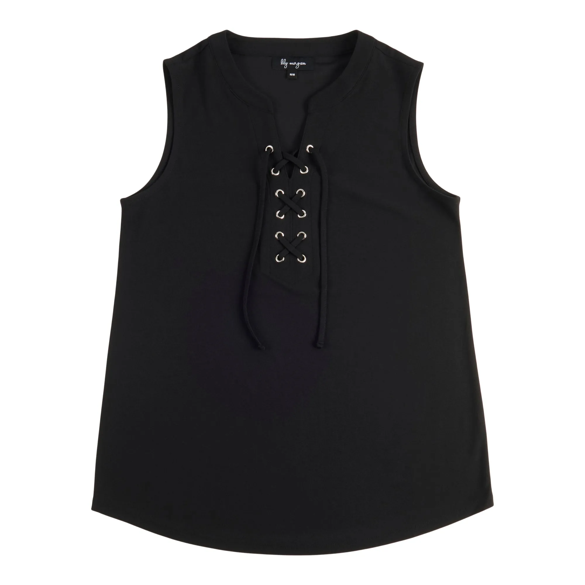 lily morgan Women's Sleeveless Lace-Up Top sold by Giant Tiger
