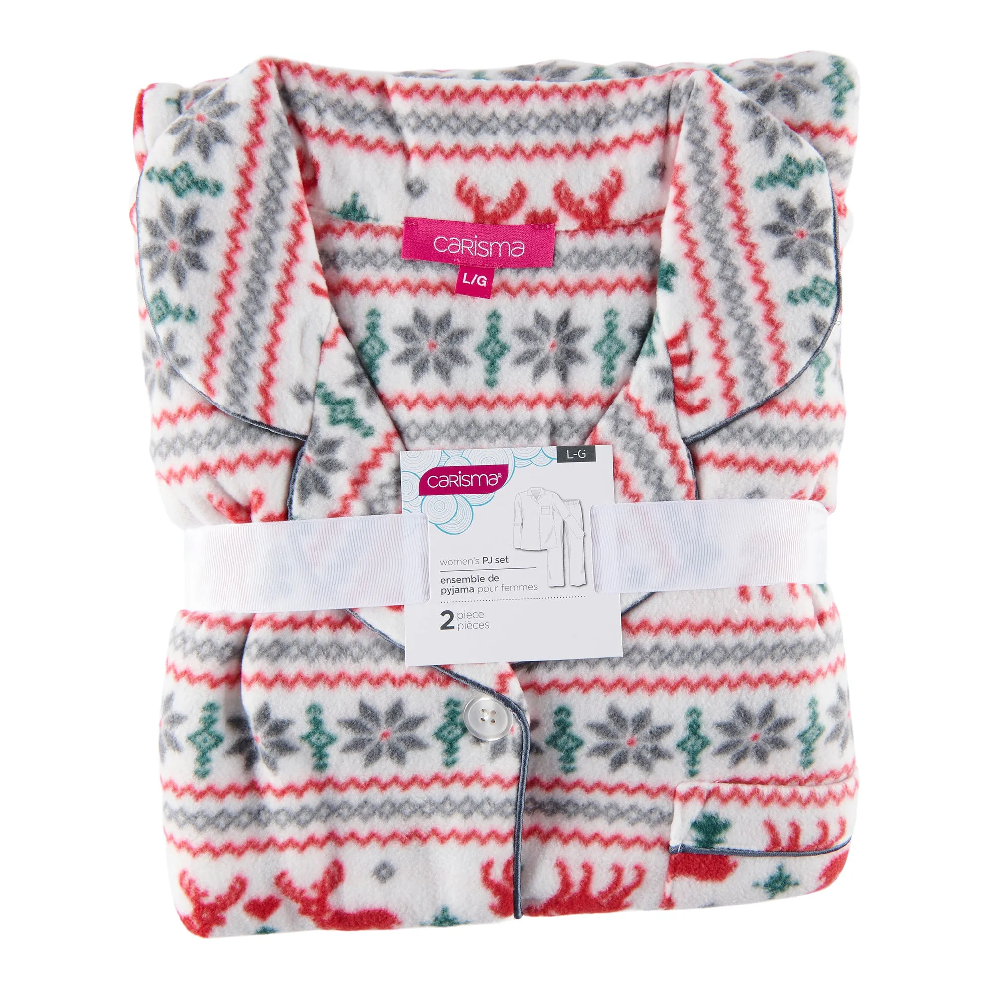 Carisma Women's Collared PJ Set, 2-Piece sold by Giant Tiger product image thumbnail 2