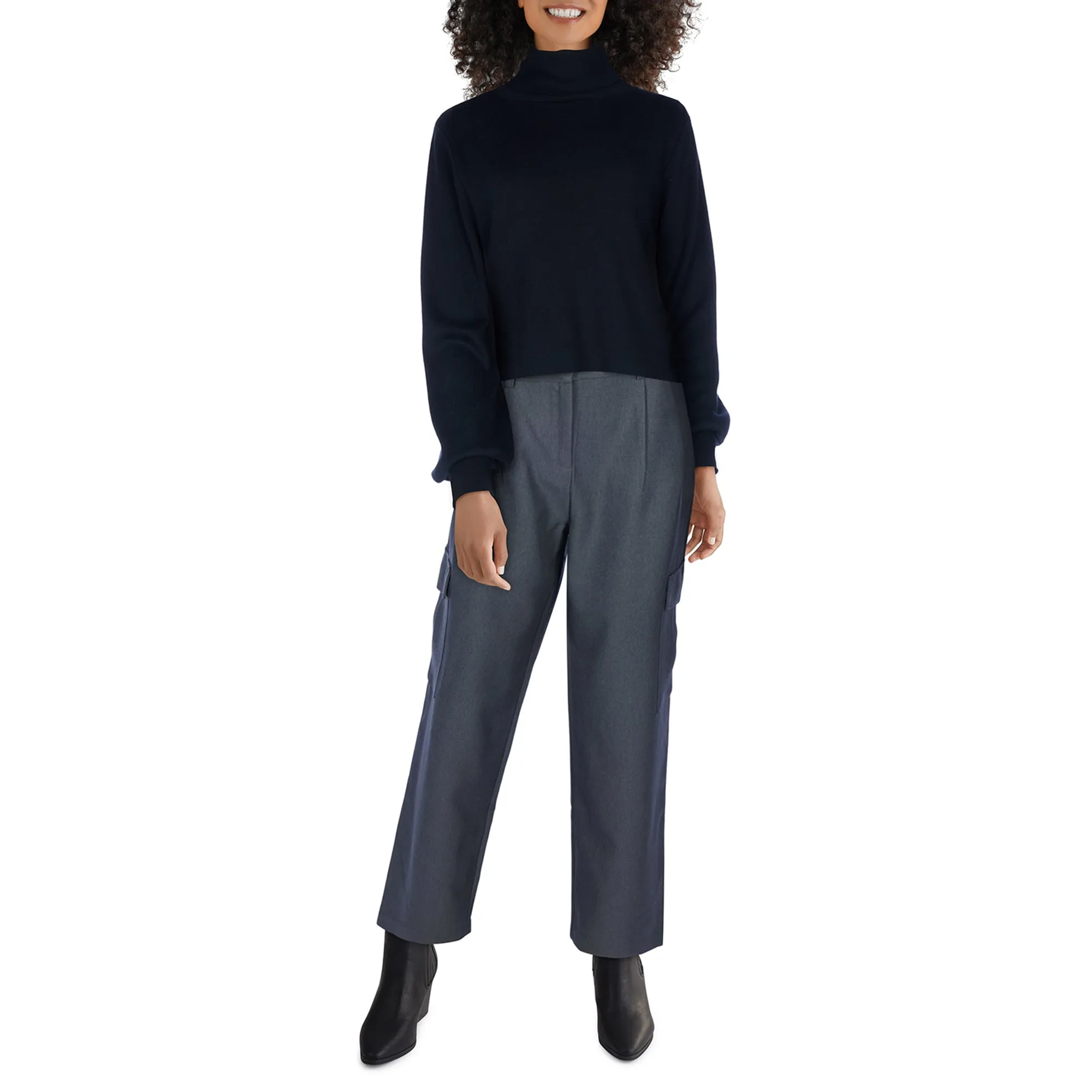 Limited Collection Woman's Cropped Turtleneck Sweater sold by Giant Tiger product image thumbnail 3