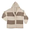 mySTYLE Women's Plus Quest Striped Hoodie Cardigan sold by Giant Tiger