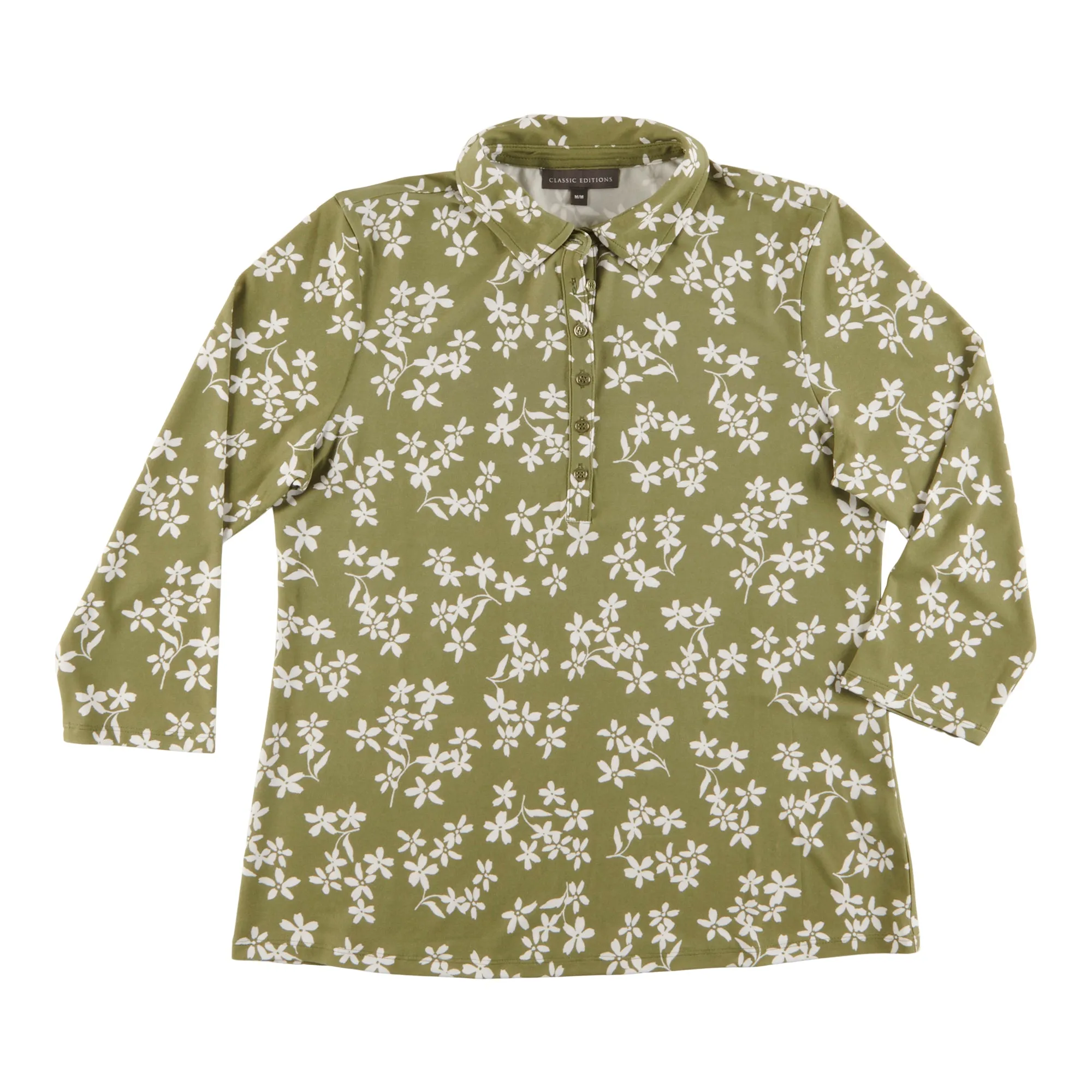 Classic Editions Women's Summer Look 3/4 Sleeve Floral Top sold by Giant Tiger product image thumbnail 3