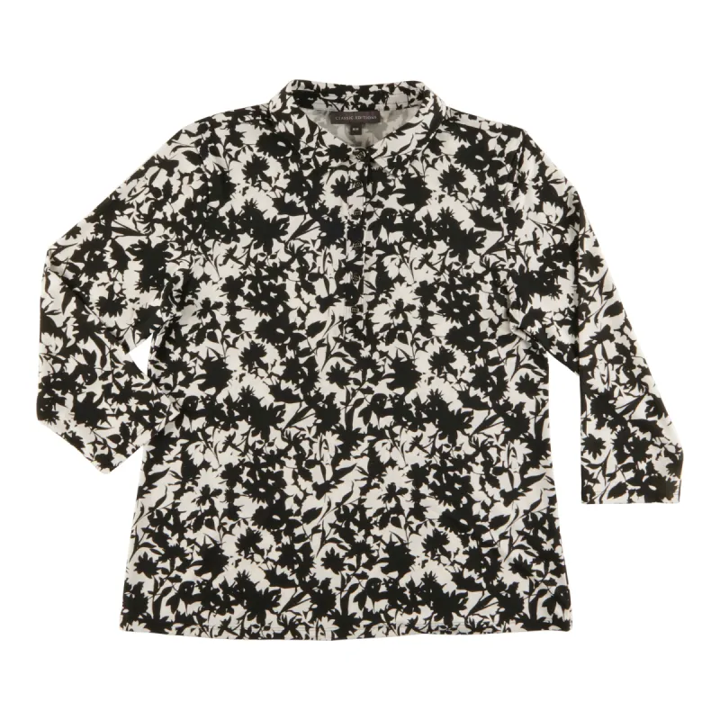 Classic Editions Women's Summer Look 3/4 Sleeve Floral Top sold by Giant Tiger