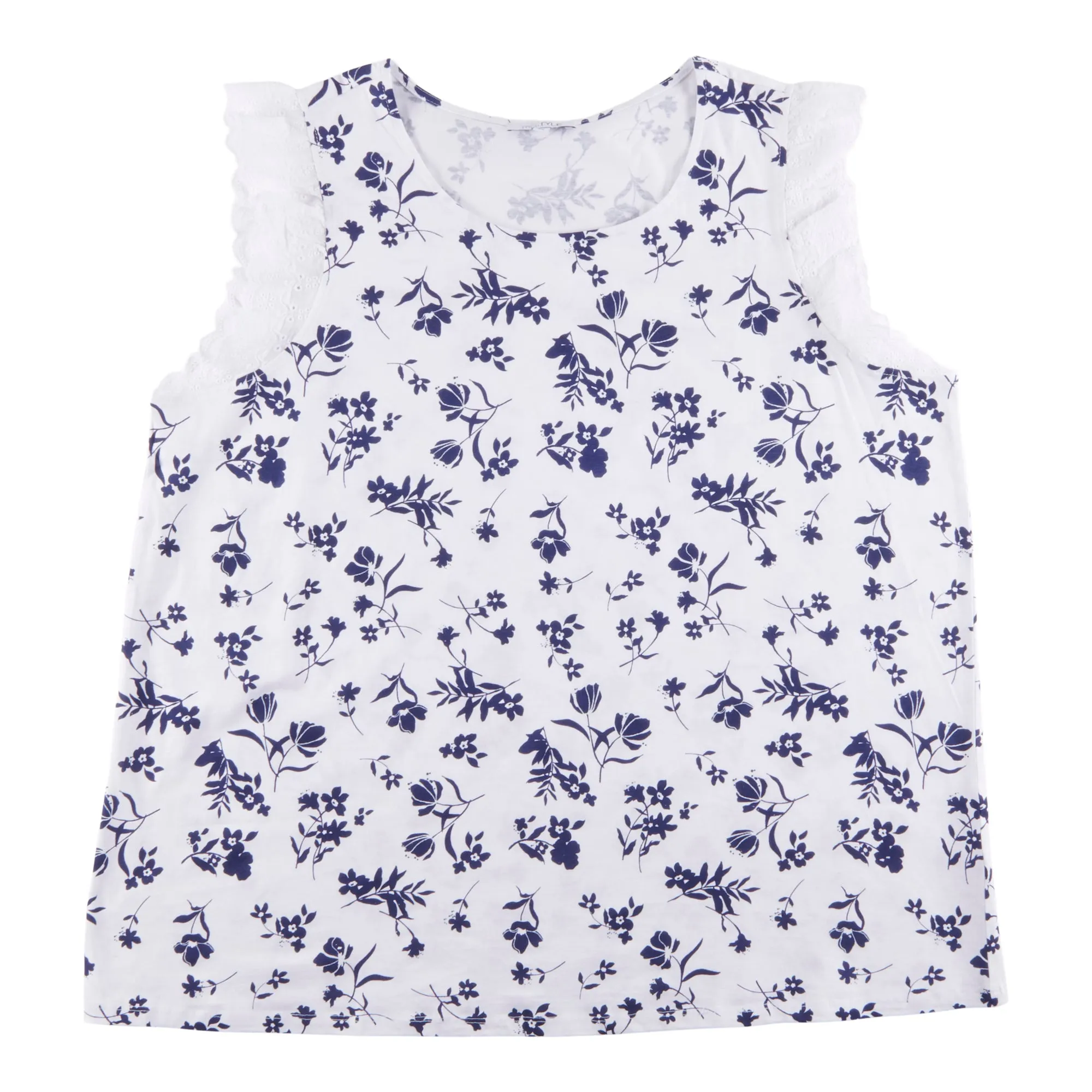 mySTYLE Women's Plus Country Cool Eyelet Flutter Top sold by Giant Tiger product image thumbnail 4