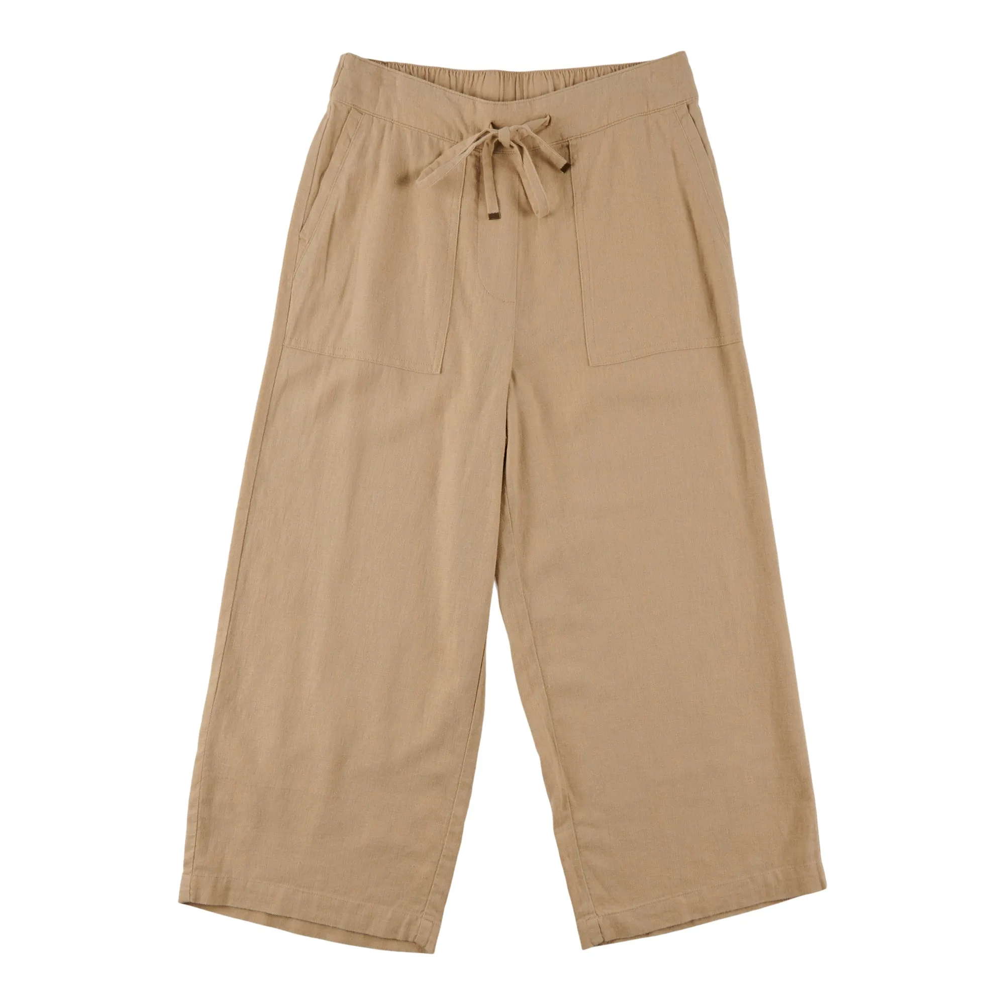 mySTYLE Women's Festival Linen Blend Crop Pants sold by Giant Tiger