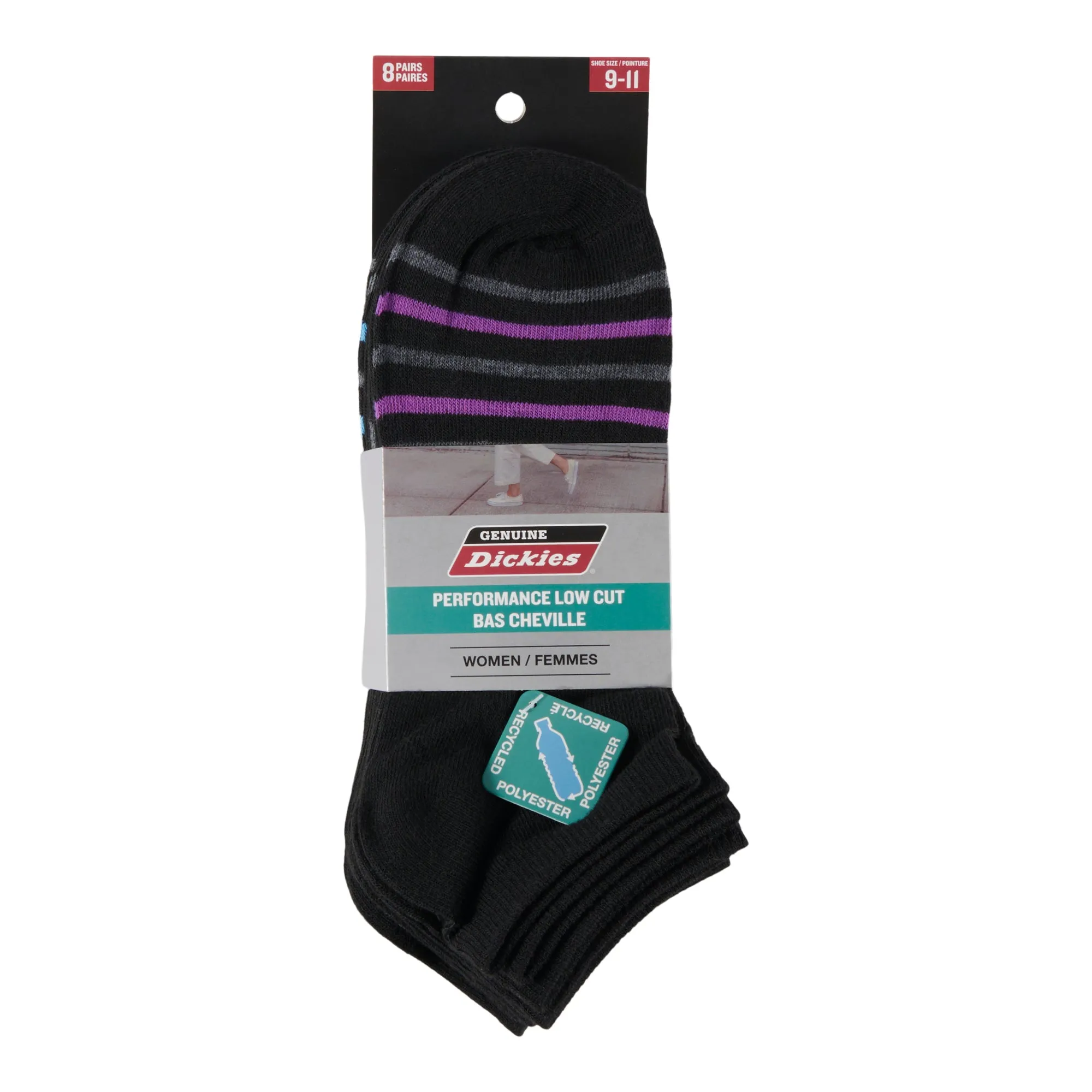 Dickies Women's Low Cut Socks, 8-Pack sold by Giant Tiger