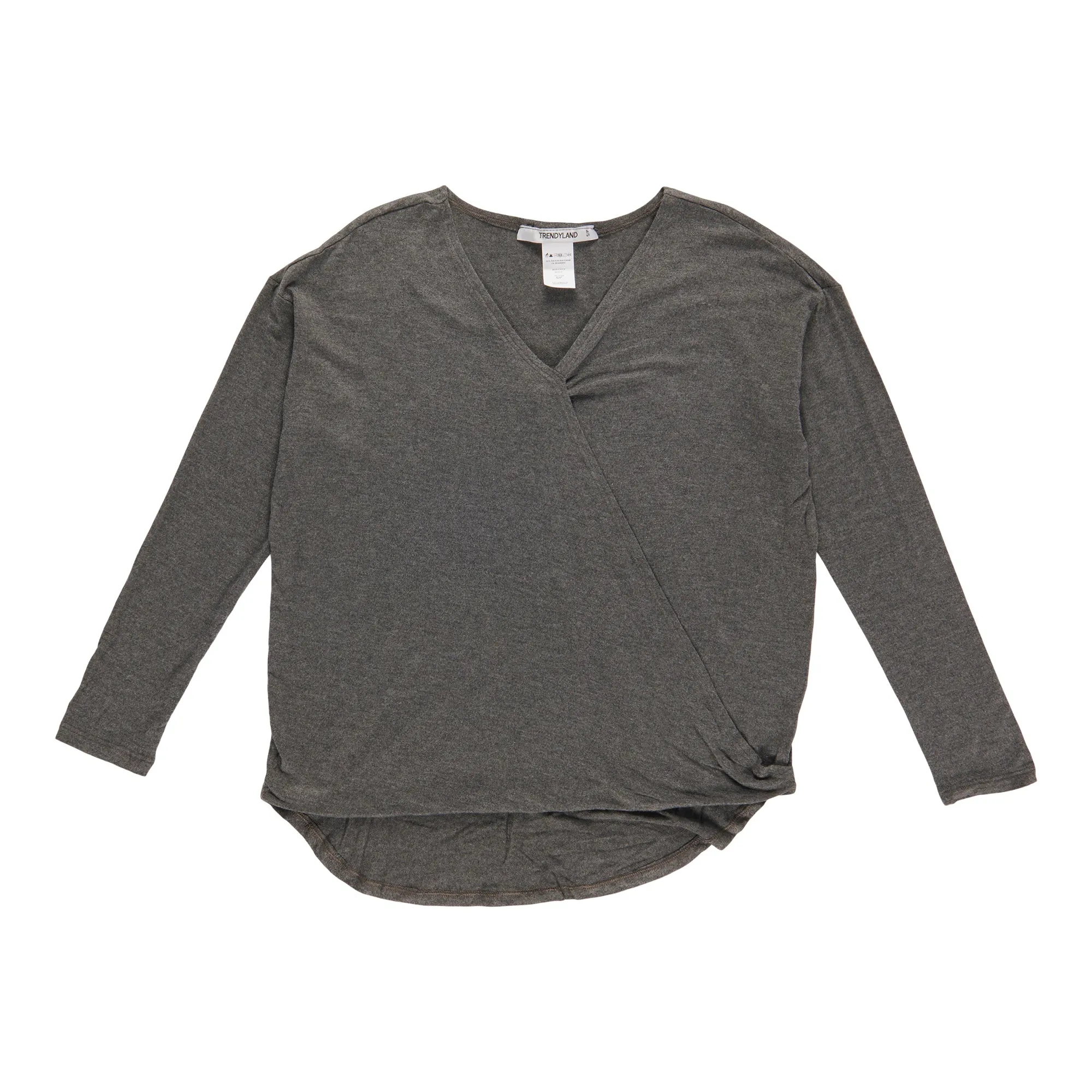 lily morgan Women's Cross Wrap Front Top sold by Giant Tiger