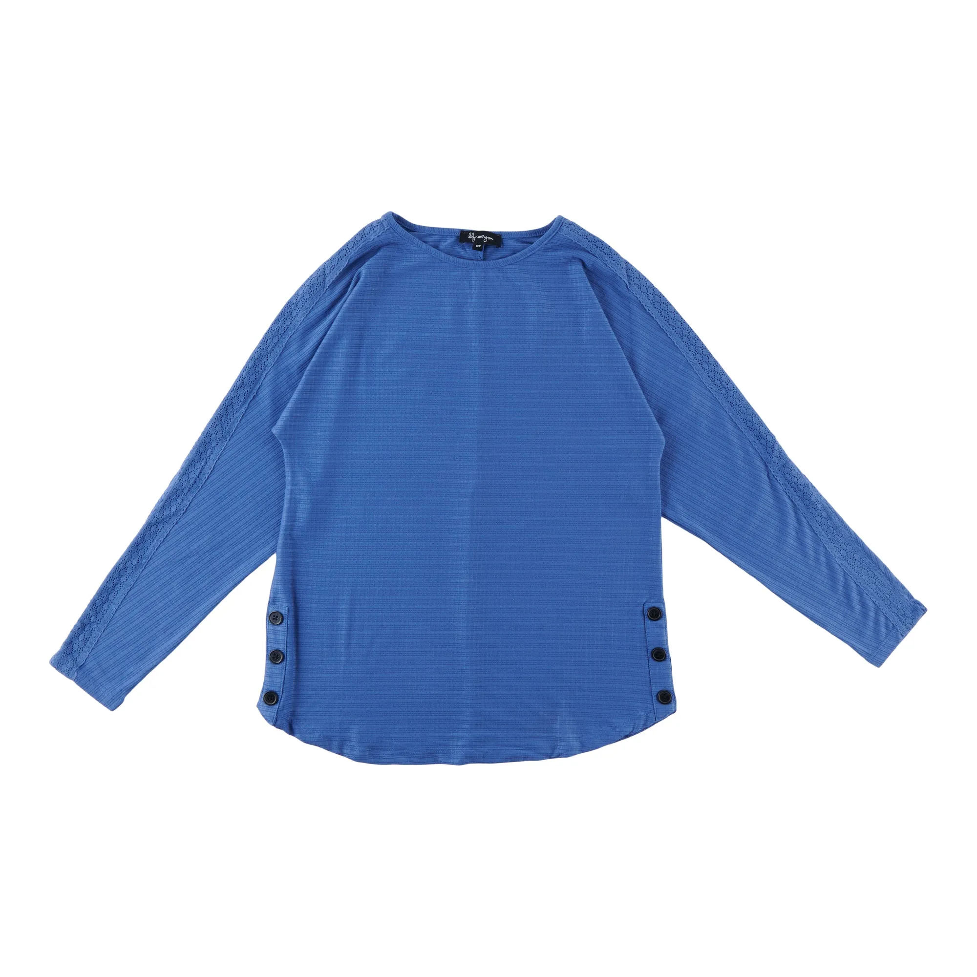 lily morgan Women's Round Neck Ribbed Blouse sold by Giant Tiger product image thumbnail 3