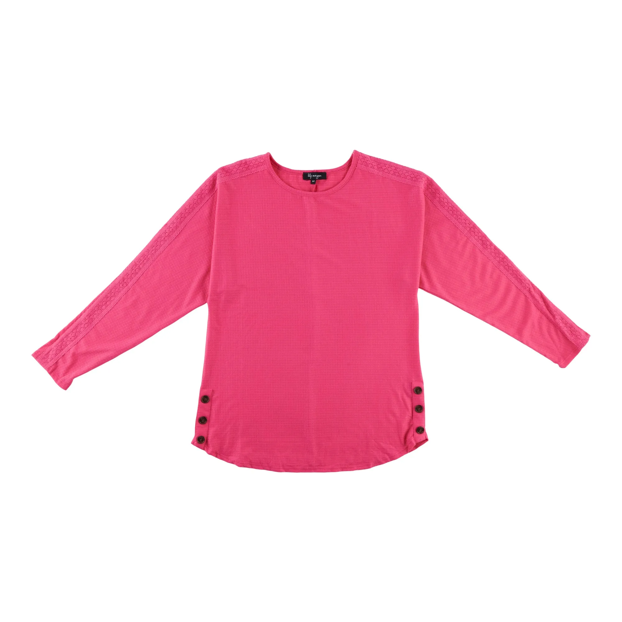 lily morgan Women's Round Neck Ribbed Blouse sold by Giant Tiger product image thumbnail 4