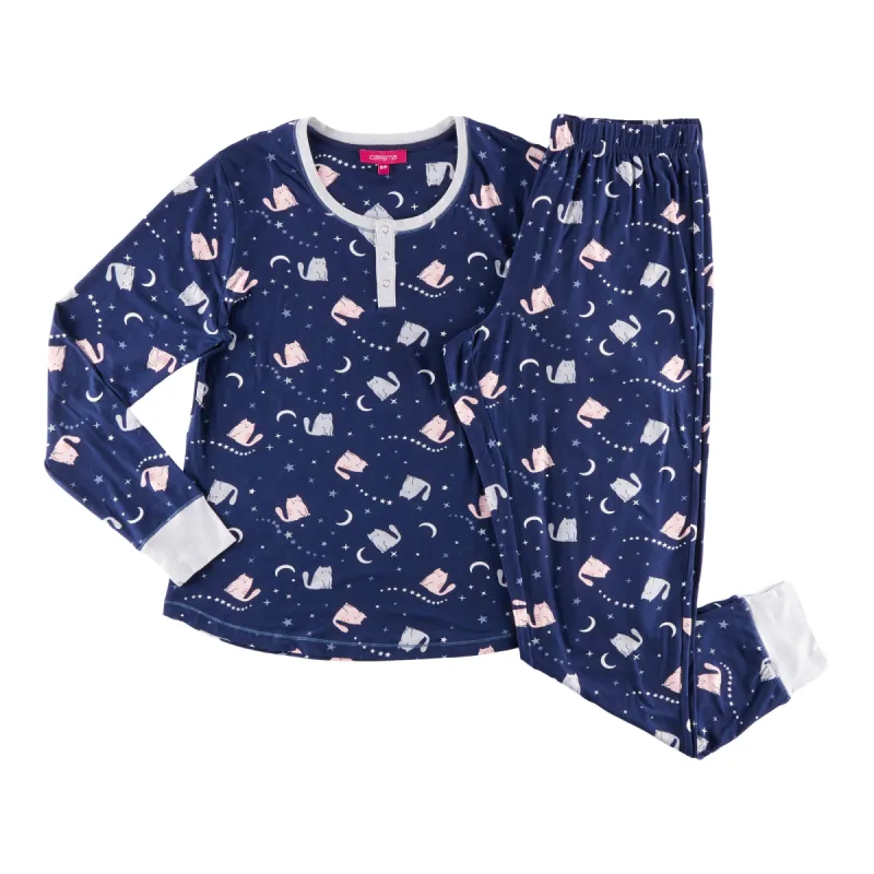 Carisma Women's Autumn Dusk Peachy All-Over Print Jogger Set, 2-pieces sold by Giant Tiger