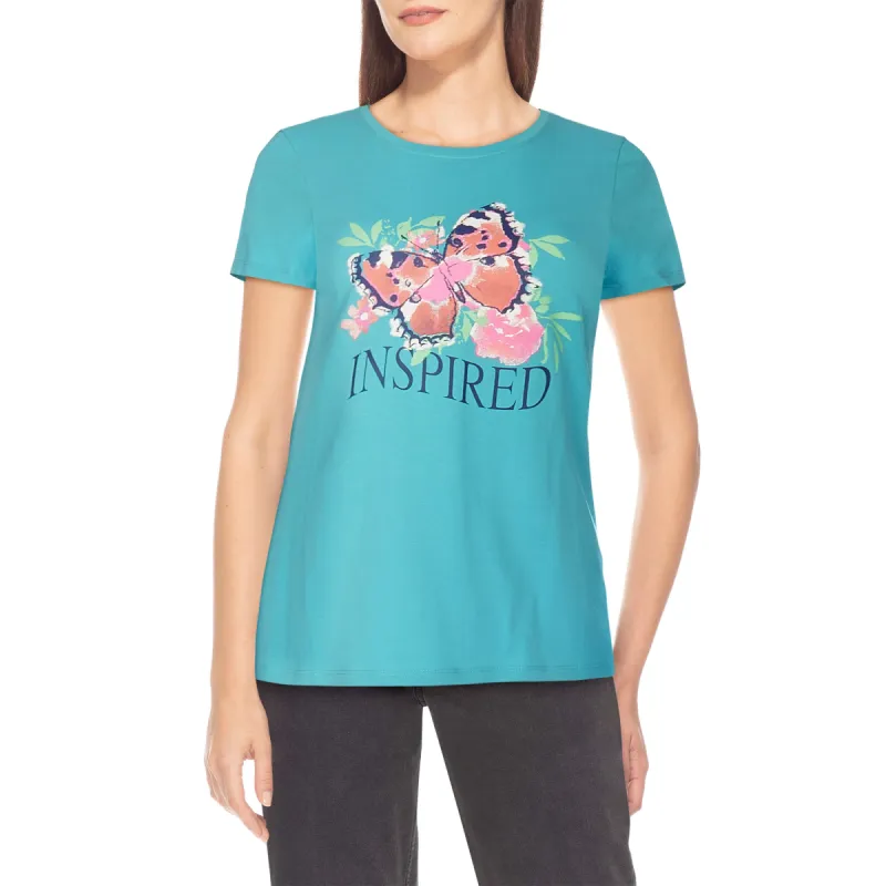 mySTYLE Women's Seaside Crew Neck T-Shirt sold by Giant Tiger