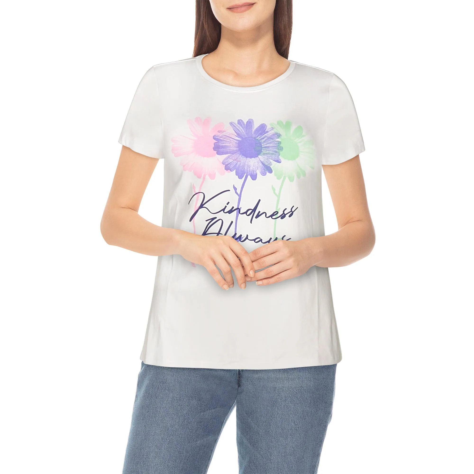 mySTYLE Women's Seaside Crew Neck T-Shirt sold by Giant Tiger product image thumbnail 3