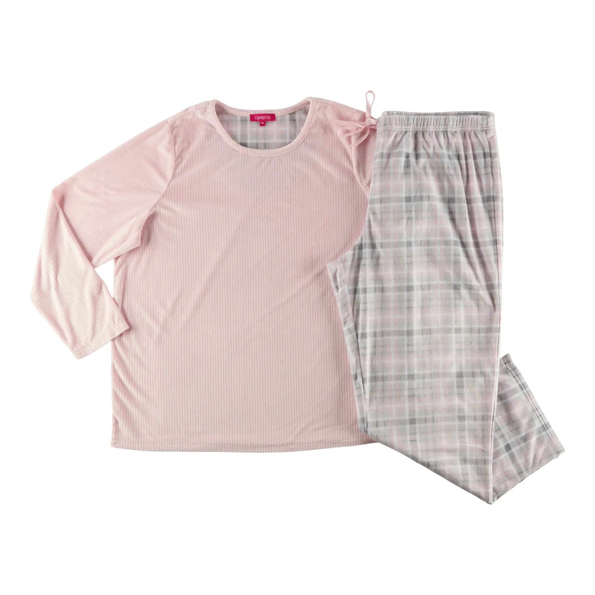 Carisma Women's Plus Velour PJ Set, 2-Piece sold by Giant Tiger product image thumbnail 2