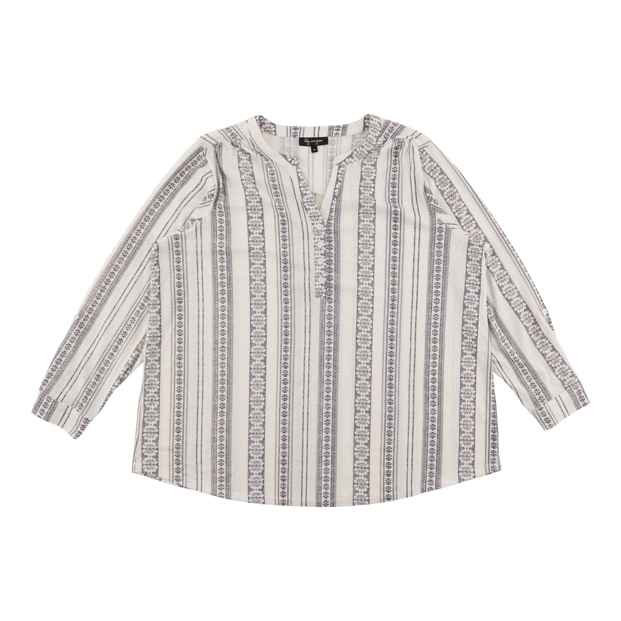 lily morgan Women's Plus Top with Buttons sold by Giant Tiger product image thumbnail 2