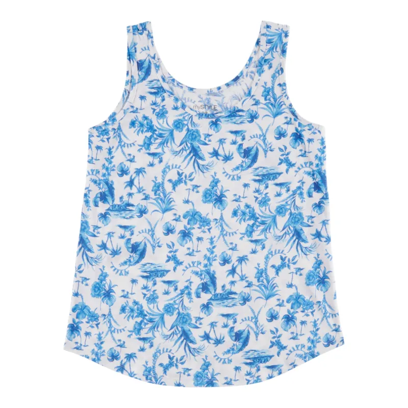mySTYLE Women's Summer Sizzle Island Tank Top sold by Giant Tiger