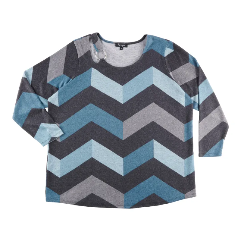 lily morgan Women's Plus Ring Hardware Top sold by Giant Tiger