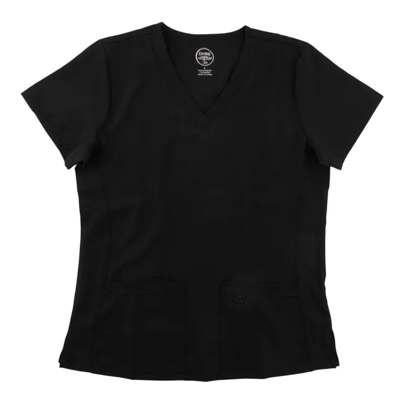 Women's Solid V-Neck Scrub Tops sold by Giant Tiger
