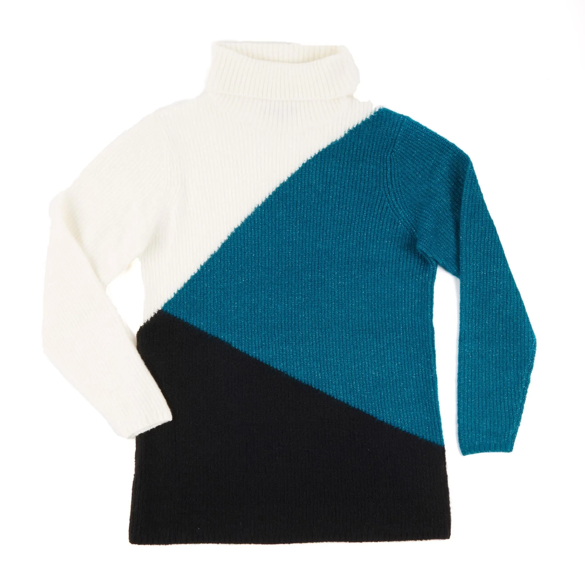 lily morgan Women's Cowl Neck Colour Block Pullover Sweater sold by Giant Tiger product image thumbnail 2