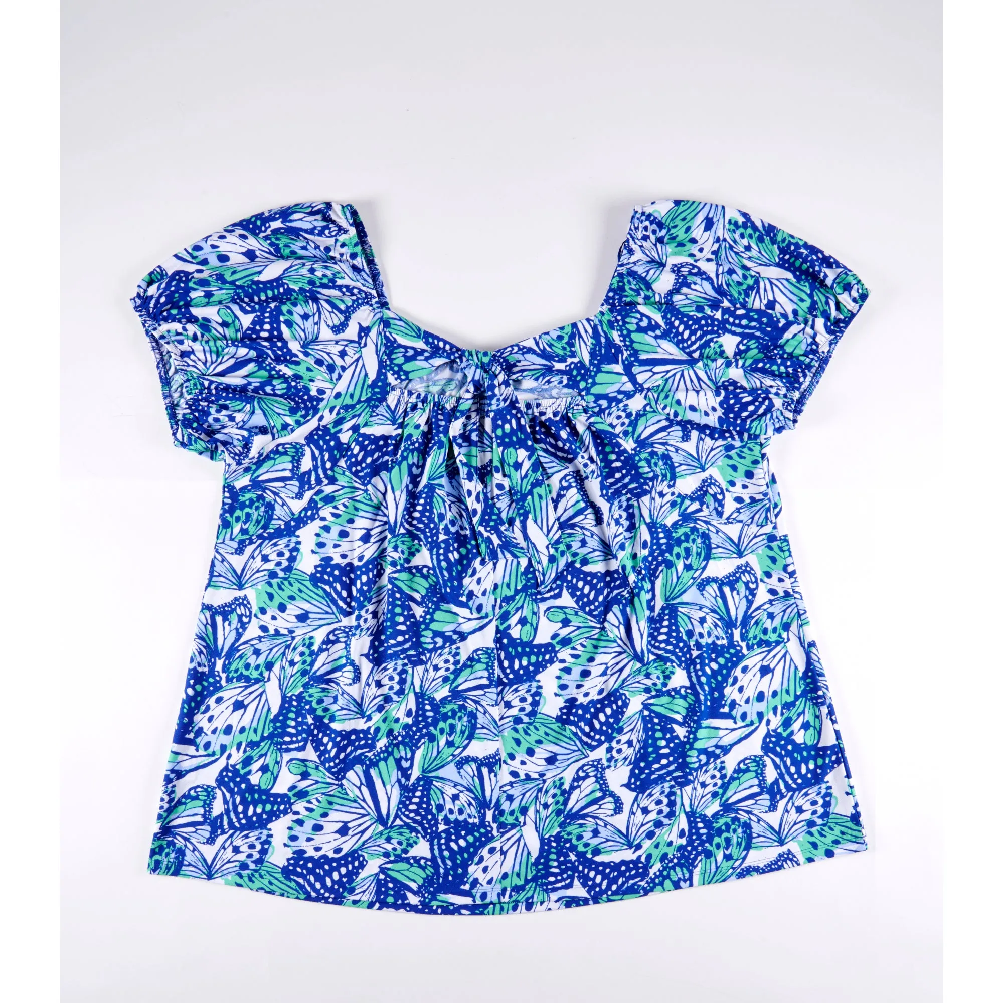 lily morgan Women's Plus Tropical Tie-Back Top sold by Giant Tiger product image thumbnail 2