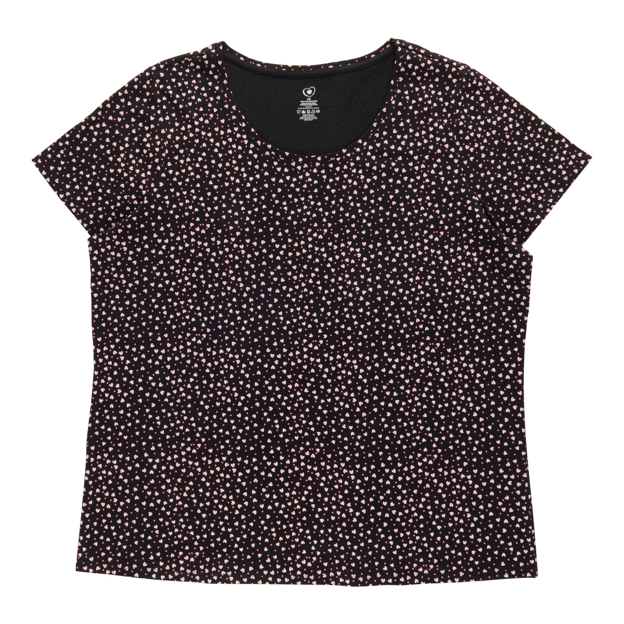 Women's Plus Valentine's Day Printed T-Shirt sold by Giant Tiger