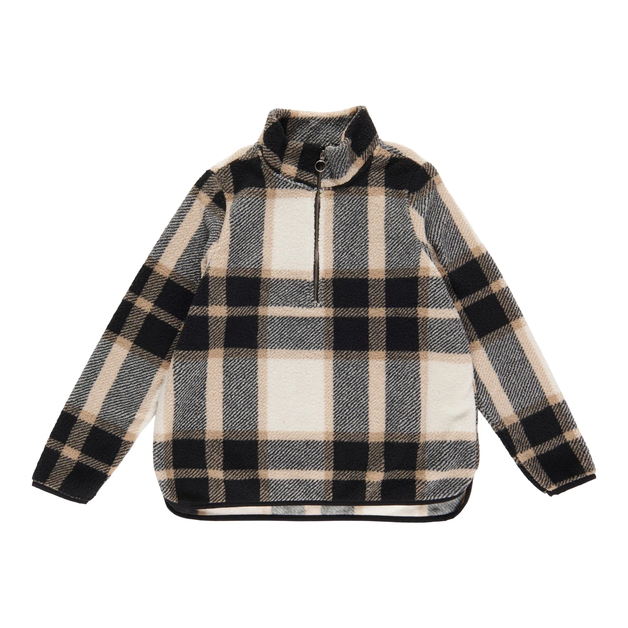 Women's Plus Sherpa Fleece Hooded Sweater sold by Giant Tiger