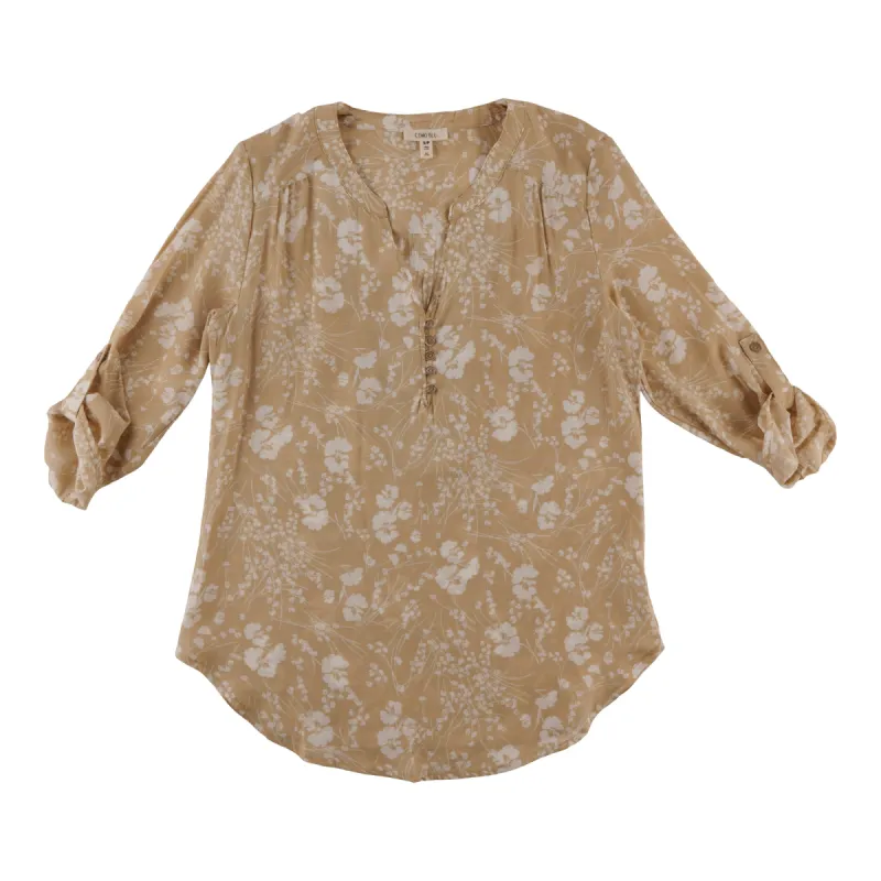 Women's V-Neck Long Sleeve Casual Blouse sold by Giant Tiger