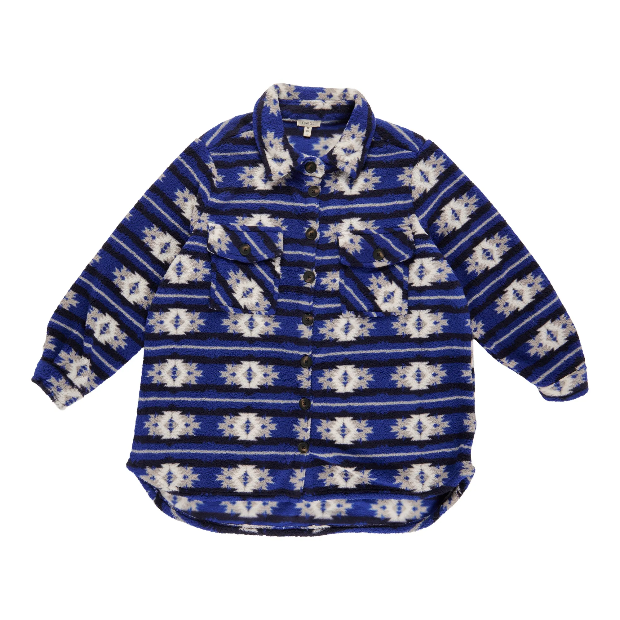 Women's Plus Sherpa Shacket sold by Giant Tiger product image thumbnail 3