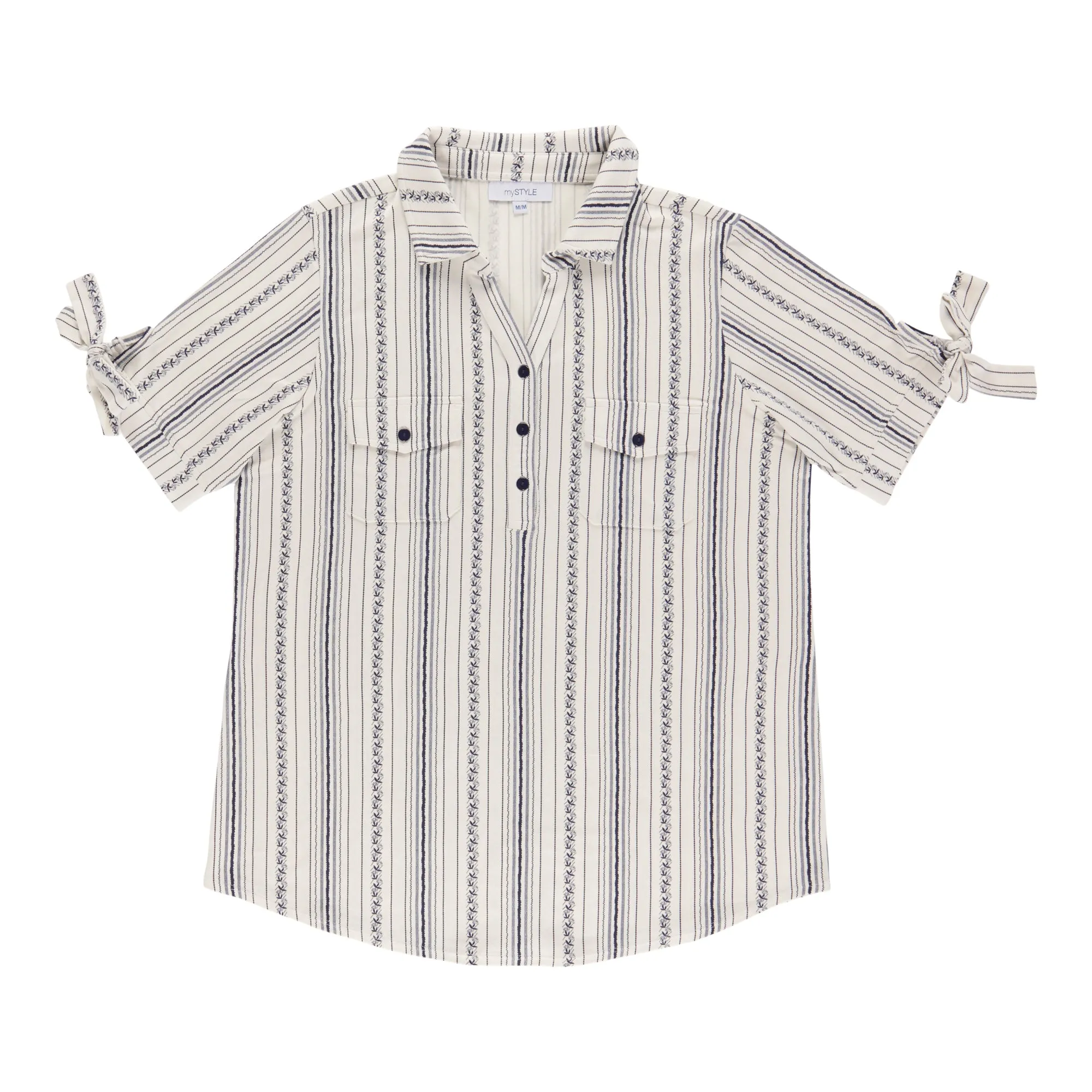 mySTYLE Women's Printed Tie Sleeve Top sold by Giant Tiger product image thumbnail 3