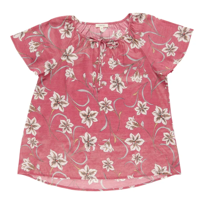 Women's Short Sleeve Flutter Sleeve Blouse sold by Giant Tiger