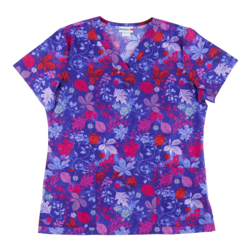 Women's Fall Refresh Printed Scrub Top sold by Giant Tiger