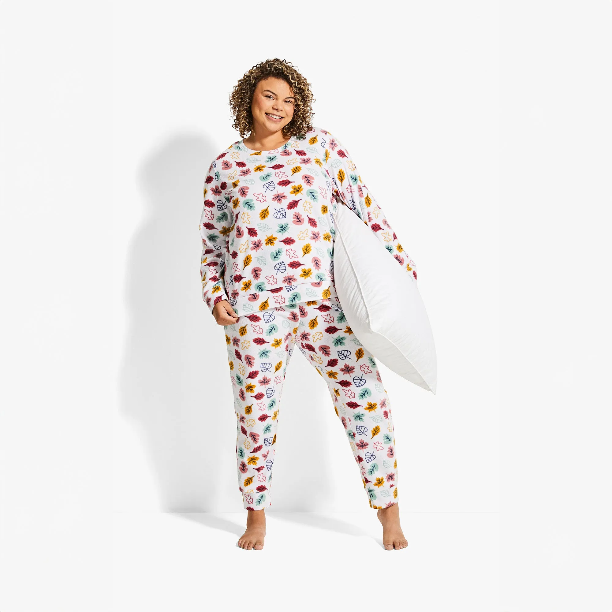 Carisma Women's Plus Microfleece PJ Set, 2 Piece sold by Giant Tiger product image thumbnail 2
