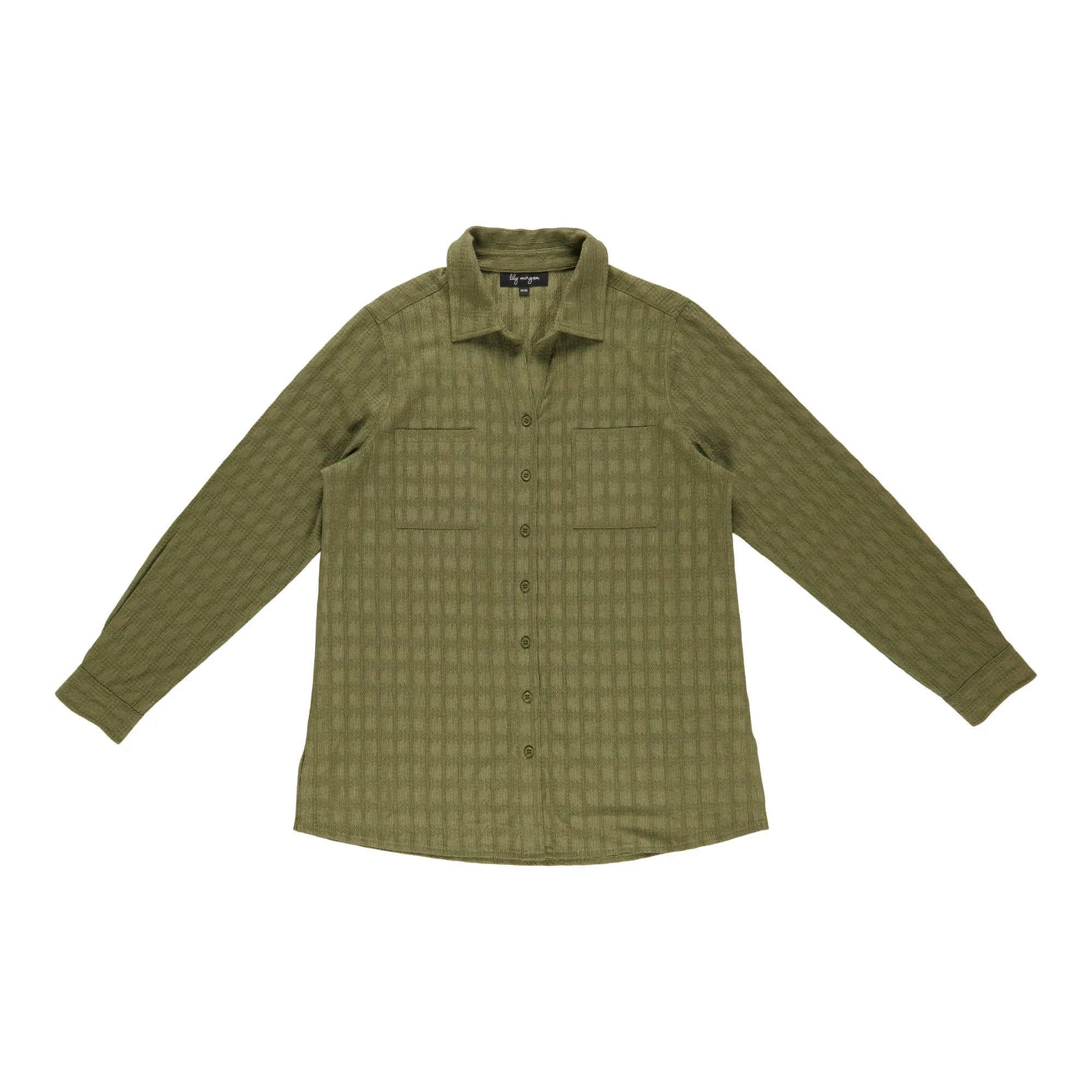 lily morgan Women's Solid Textured Blouse sold by Giant Tiger product image thumbnail 3