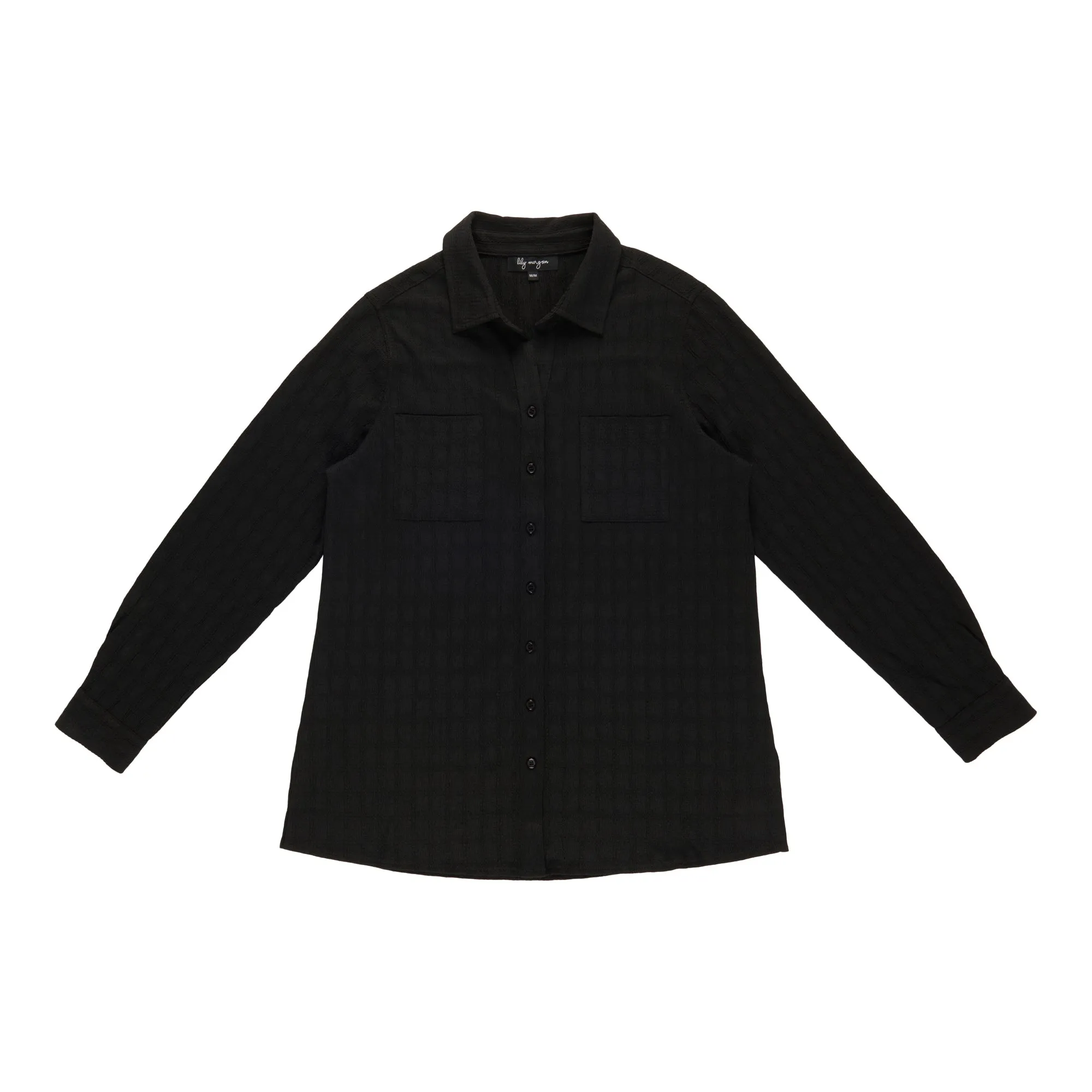 lily morgan Women's Solid Textured Blouse sold by Giant Tiger