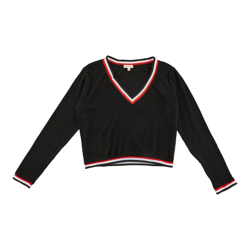 Women's Long Sleeve V-Neck Top sold by Giant Tiger
