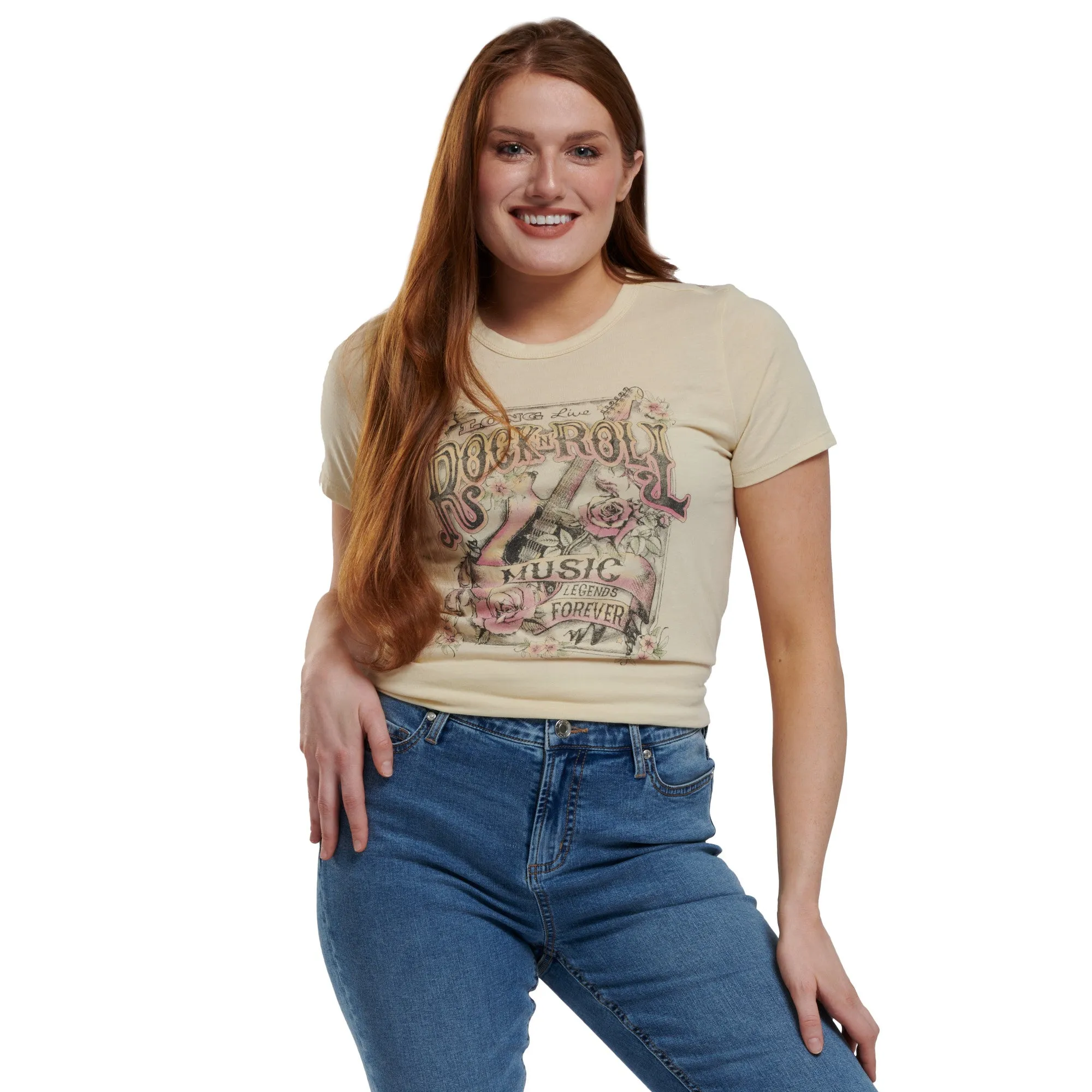 mySTYLE Women's Round Neck Screen Printed T-Shirt sold by Giant Tiger