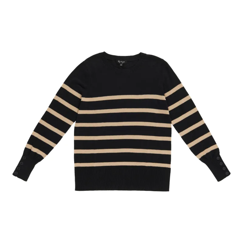 lily morgan Women's Stripe Pullover Sweater sold by Giant Tiger