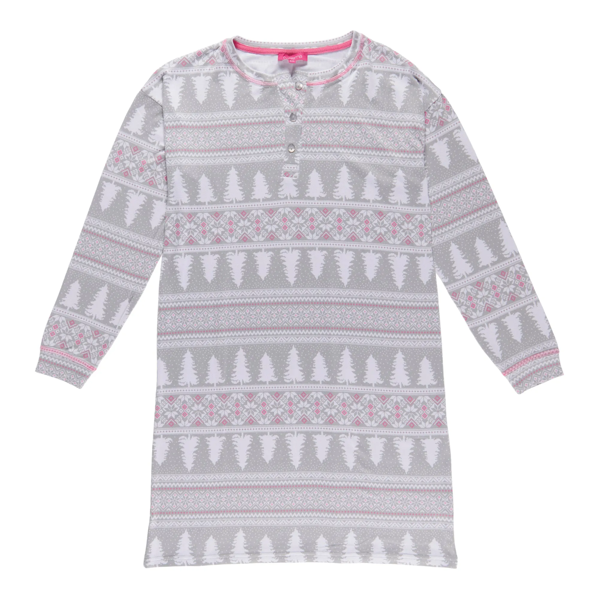 Carisma Women's Starry Nights Printed Henley Sleep Shirt sold by Giant Tiger product image thumbnail 5