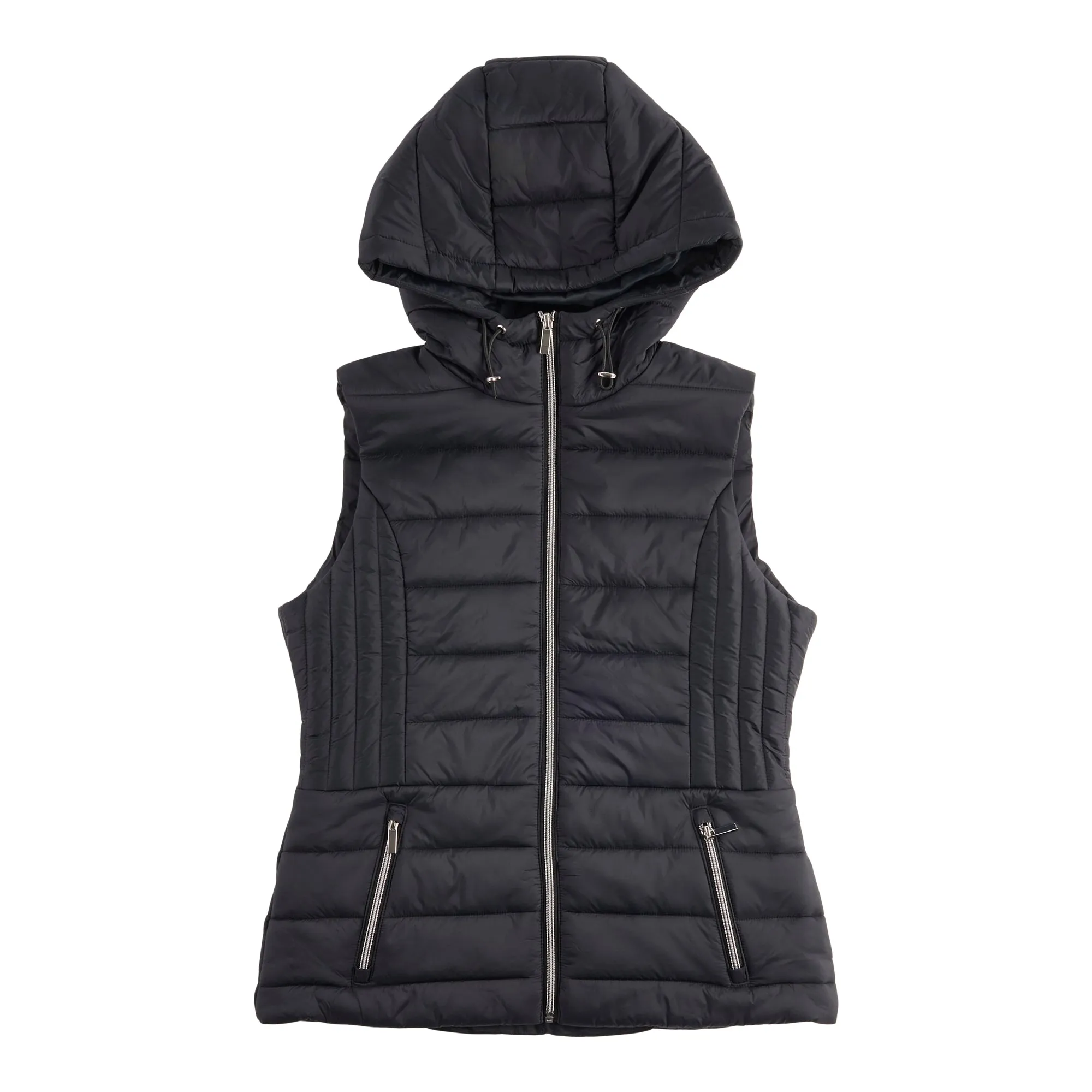 mySTYLE Women's Hooded Puffer Vest sold by Giant Tiger